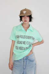 C.R.E.A.MスリムPKTシャツ