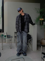 Monster Air Cargo Denim Pants 3C