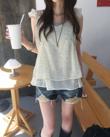 Vintage washing damage shorts