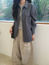 autumn check shirt