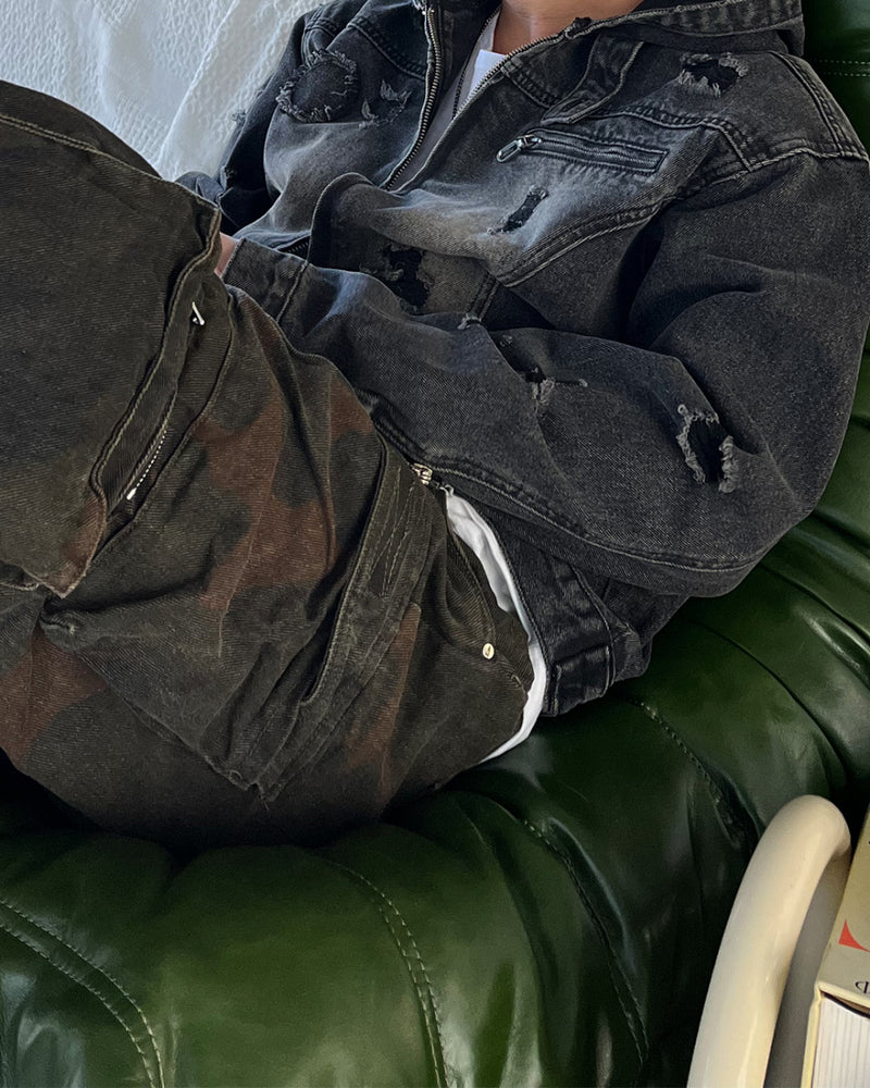 EV Dekki Hood Denim  jacket (2C)