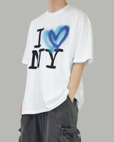 NY ハートショートスリーブT