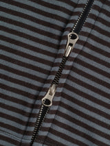 Kio Striped Zip Hoodie