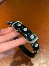 Polka DOT belt choker necklace
