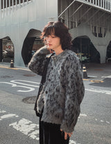 Referred Wool Round Cardigan
