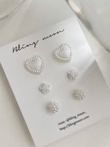 [3 set] prince earring set