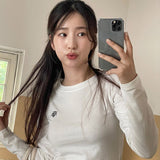 スティッチロゴベーシックロングスリーブTシャツ