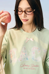 フェアリーコアデジタルプリントTシャツ