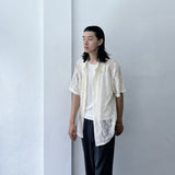 Geometric Openwork Shirt