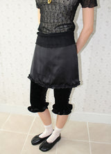 HEART VELVET CAPRI LEGGINGS