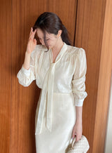 コデルタイパフブラウス(キャミソールセット)