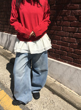 Anji Cotton Wide Pants