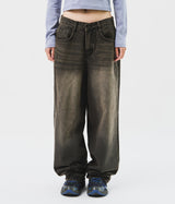 Pasrty Brown Washed Denim