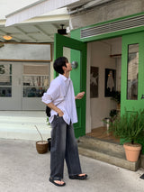 LMN LIT Oversized Fit Cool Linen Shirt (8 colors)