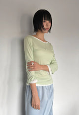 TENCEL LAYERED 3/4 TEE