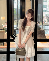 Prmiten unbalanced skirt