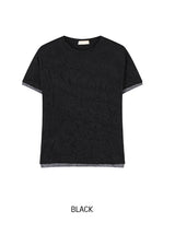イーブン リンクル レイヤード ショートスリーブ Tシャツ