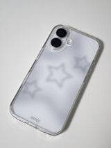 witty blush star case (gray) clear ver.