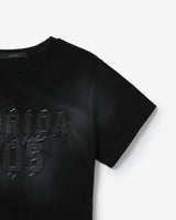 デニムパッチウォッシングTシャツ [ ブラック ]
