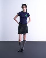 Heartlock Dot Crop T-shirt (Navy)