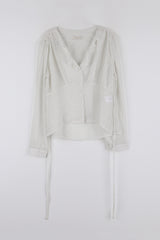 Rosalyn Flower Chiffon Blouse