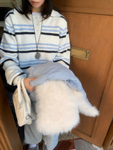 キャンディーパレードカラーストライプニット