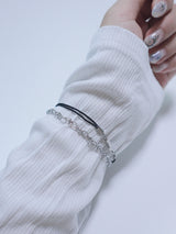 All surgical seel new wave layered string bracele