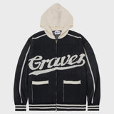 [UNISEX]GRAVERラインニットフーディー