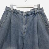 Mob Pintuck denim pants 2C