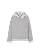 コントラストフードストリングTシャツ
