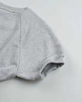 Sop crop short sleeve sweatshirt