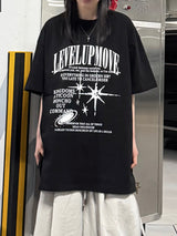 レベルアップ オーバーフィット Tシャツ