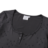 ロゴプリントロングスリーブTシャツ(T32115S)
