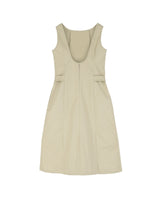 BACKLESS LONG ONE-PIECE (BEIGE)