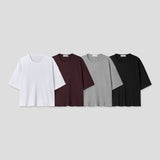  Avin Crop Waffle Short Sleeve T-Shirt 4C