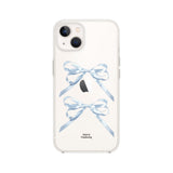 Sky ribbon jelly hard case (clear)