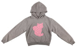 STARLIGHT KIRI CROPPED HOODIE (GREY)