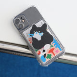 スマホグリップ タキシードキャット