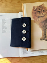 [Pre-Order : 4/30~] Cosymosy コージーボタンノート- Indigo