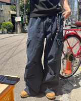 [Unisex] Dyeing tuck cargo pants(3color)