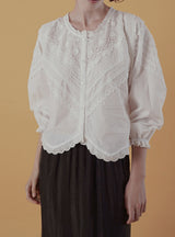 Antique garden blouse