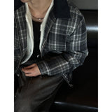 [F/W] ウールチェックパディングジャケット