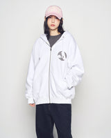 25FW A シンボルサークルナッピングフーディージップアップ
