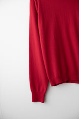 Cashmere turtle neck knit (Red)