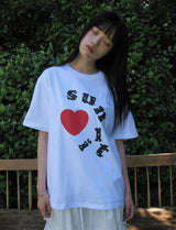 DOT LOGO OVERFIT TEE (WHITE)