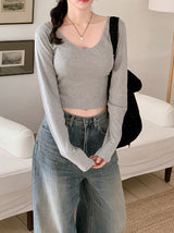 MRベーシックコットン100 ロングスリーブTシャツ（6色）