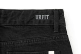 DESTROYED SLIM WIDE FIT DENIM PANTS_BLACK code 6836