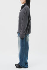 Junky Knitted Zip Up (3color)