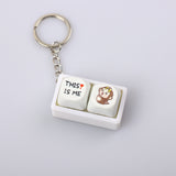 THIS IS ME Fidget Keycap Keychain