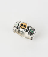 Clover eyes ring (925 silver)